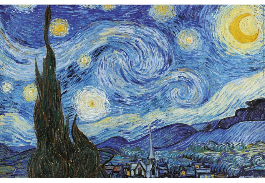 Educa puslespil The Starry Night mini med 1000 brikker
