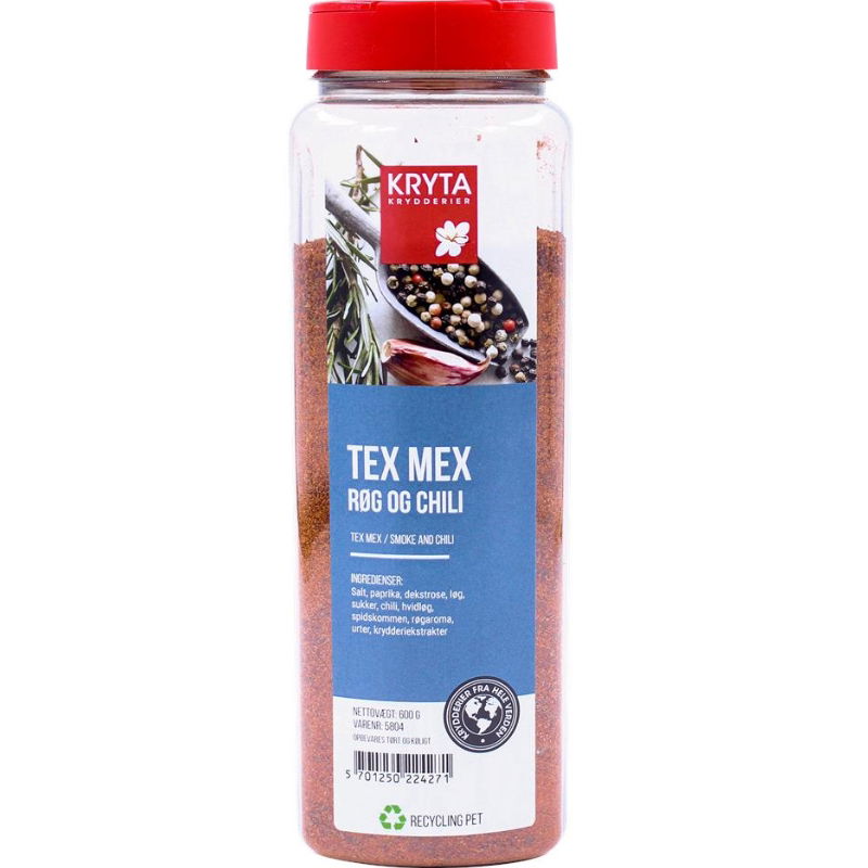 Se Tex-mex Krydderi Med Røg & Chili 600 g ✔ Kæmpe udvalg i Kryta - Køb online på udsalg og tilbud lige nu ✔ Billig fragt og hurtig levering - Varenummer: Barlife-1482791 og 5701250224271 på lager - Udsalg på Höstrea Store besparelser – op til 67% - Udsalg på mere end 2.281 populære mærker