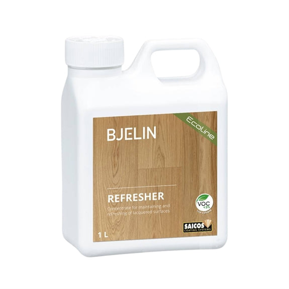 Bjelin Ecoline Refresher plejemiddel til lakerede trægulve, 1 liter