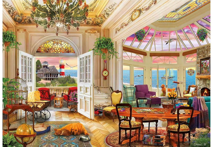Educa puslespil Seaside Living med 3000 brikker