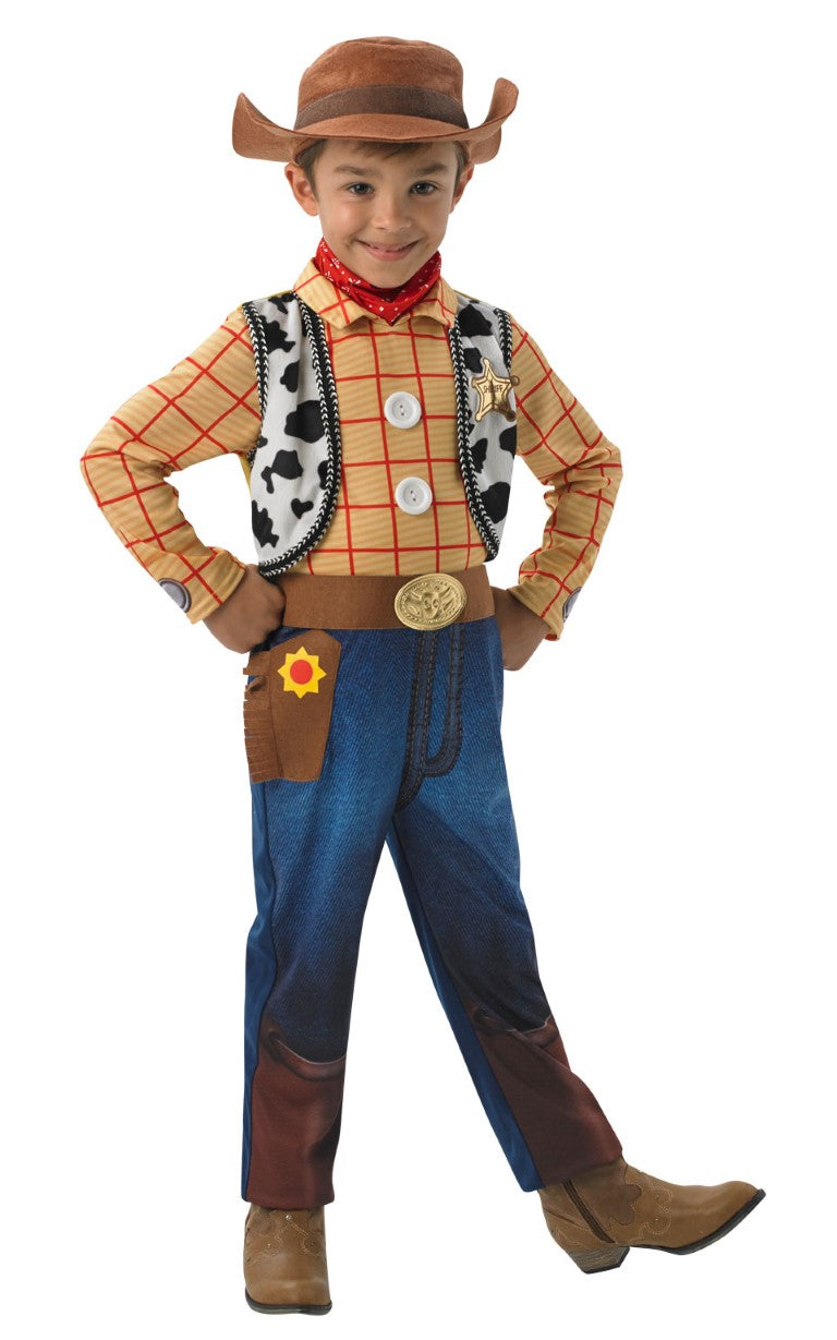 Se Disney Toy Story Woody Deluxe Kostume (Str. 104/S) ✔ Kæmpe udvalg i Rubie's - Køb online på udsalg og tilbud lige nu ✔ Meget billig fragt og hurtig levering - Varenummer: MMAction-2036103851 og 883028042128 på lager - Udsalg på Udklædningstøj Op til 61% rabat - Mere end 2.739 populære mærker på tilbud