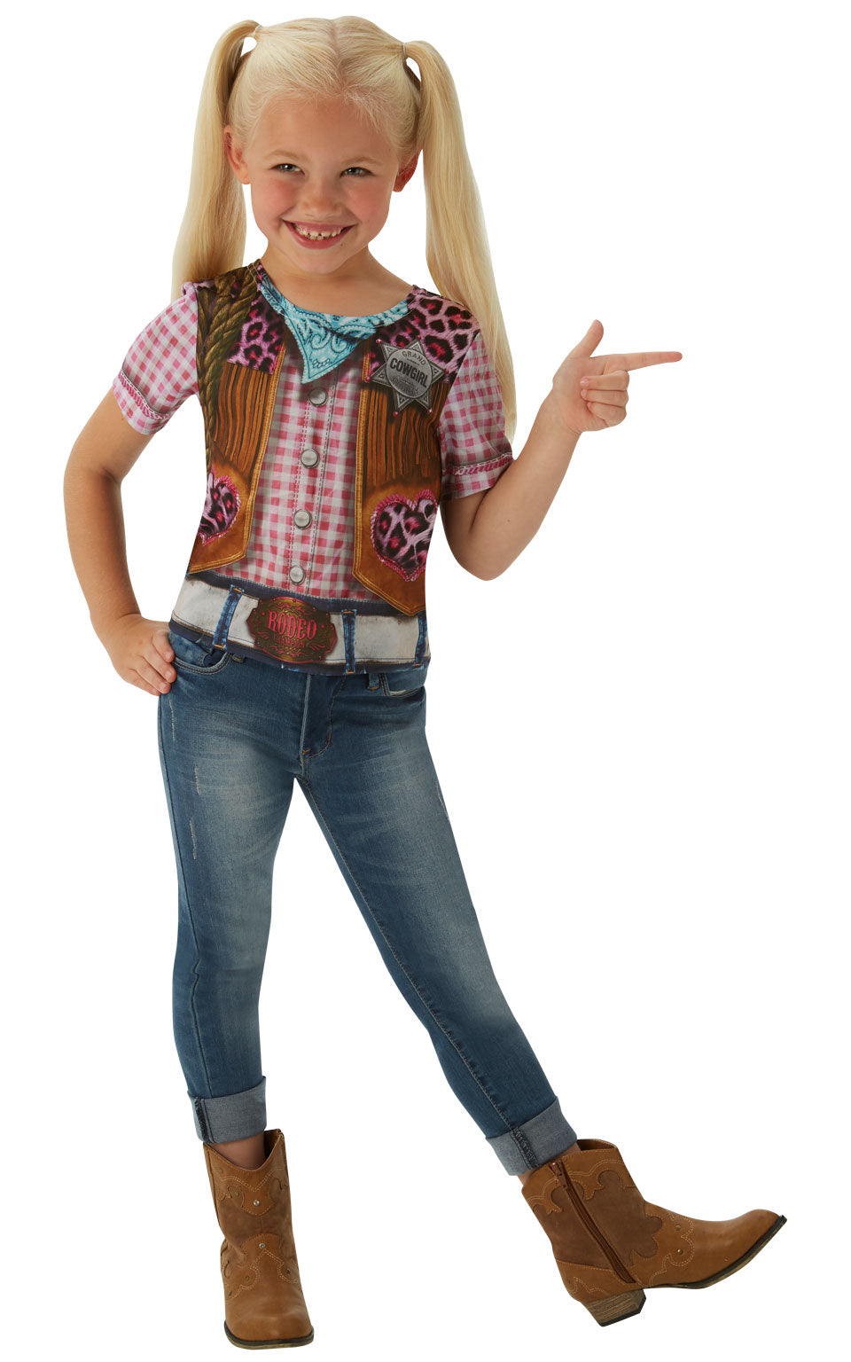 Se Cowgirl T-Shirt udklædningstøj til børn(Str. 104/S) ✔ Kæmpe udvalg i Rubie's - Køb online på udsalg og tilbud lige nu ✔ Billig fragt • Hurtig levering - Varenummer: MMAction-2036306941 og 883028210626 på lager - Udsalg på Udklædningstøj Op til 61% rabat - Over 2.739 mærker samlet ét sted