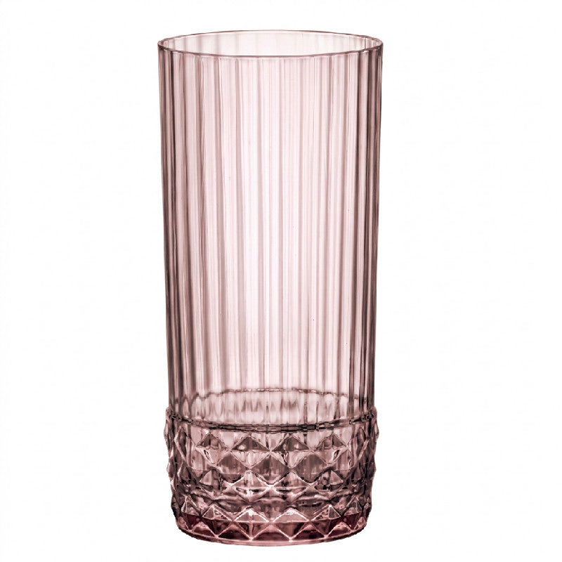 Rosa Bormioli America '20s highball-glas på 40 cl med facetter