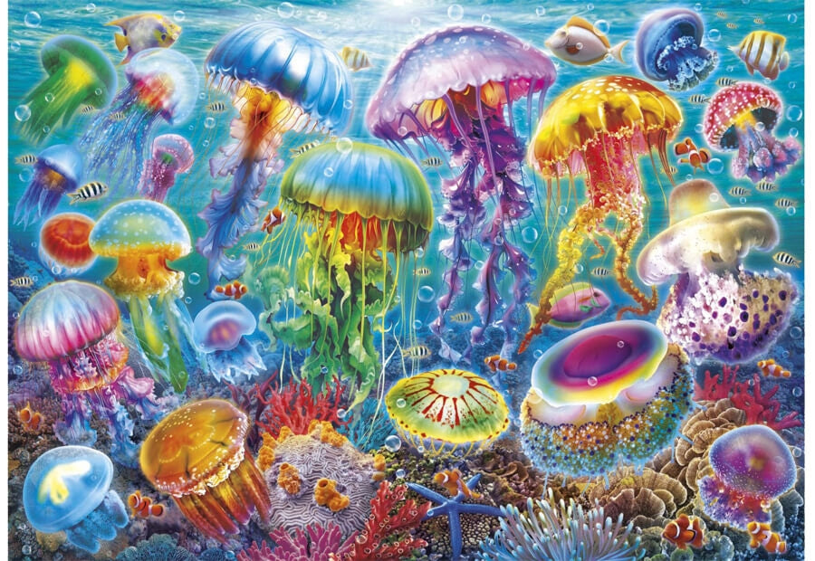 Educa puslespil Jellyfish med 1000 brikker
