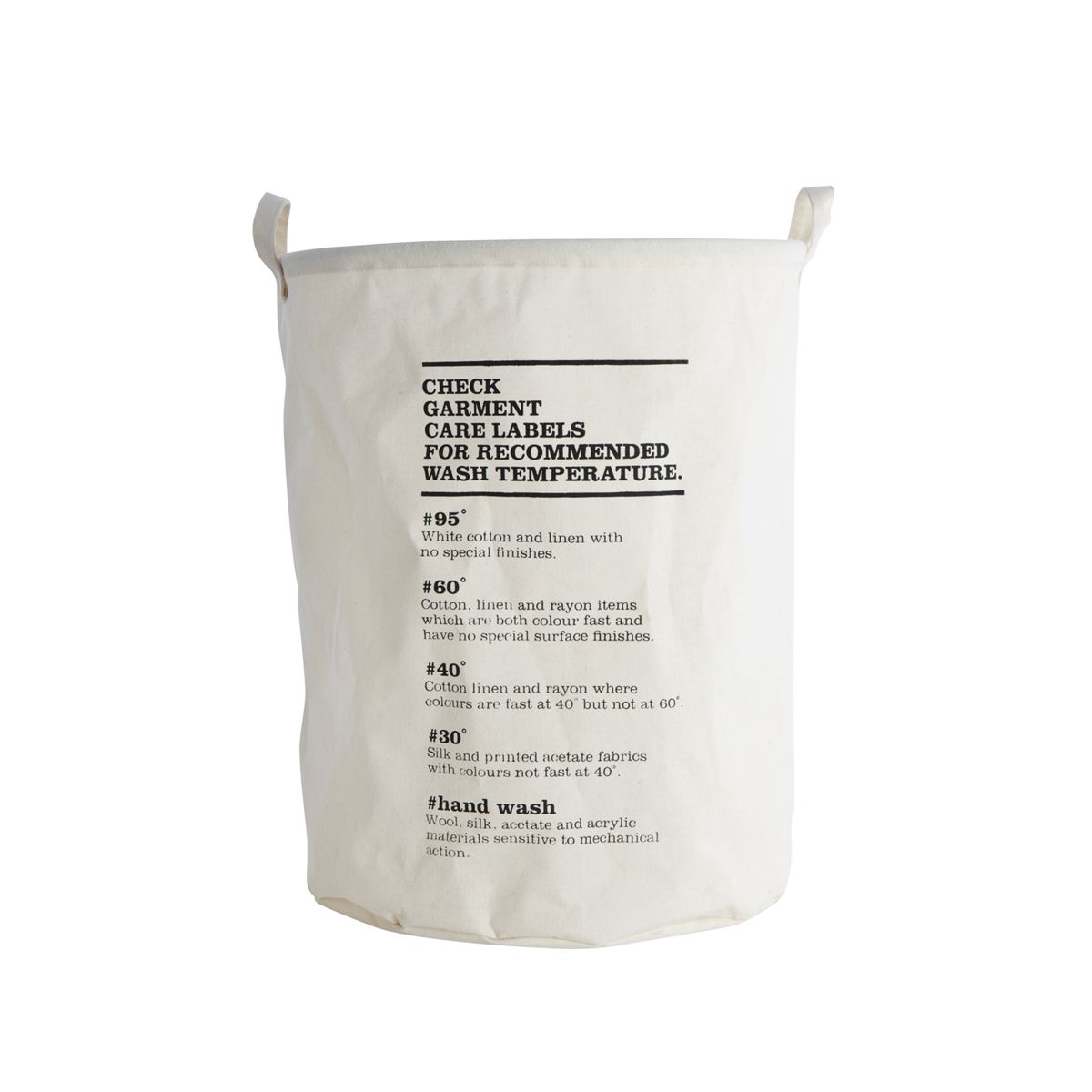 Se House Doctor - Vasketøjspose, Wash Instructions, H50,Ø40 cm ❤ Kæmpe udvalg i House Doctor - Køb online på udsalg og tilbud lige nu ❤ Hurtig levering til lave fragtpriser - Varenummer: Bolig&Haven-42006084845820 og barcode / Ean: 5707644300125 på lager - Udsalg på Spar helt op til 73% - Over 739 kendte brands på udsalg