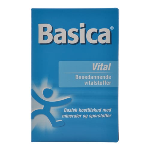 BioVita Basica Vital, beholder med 200 g basisk mineralpulver