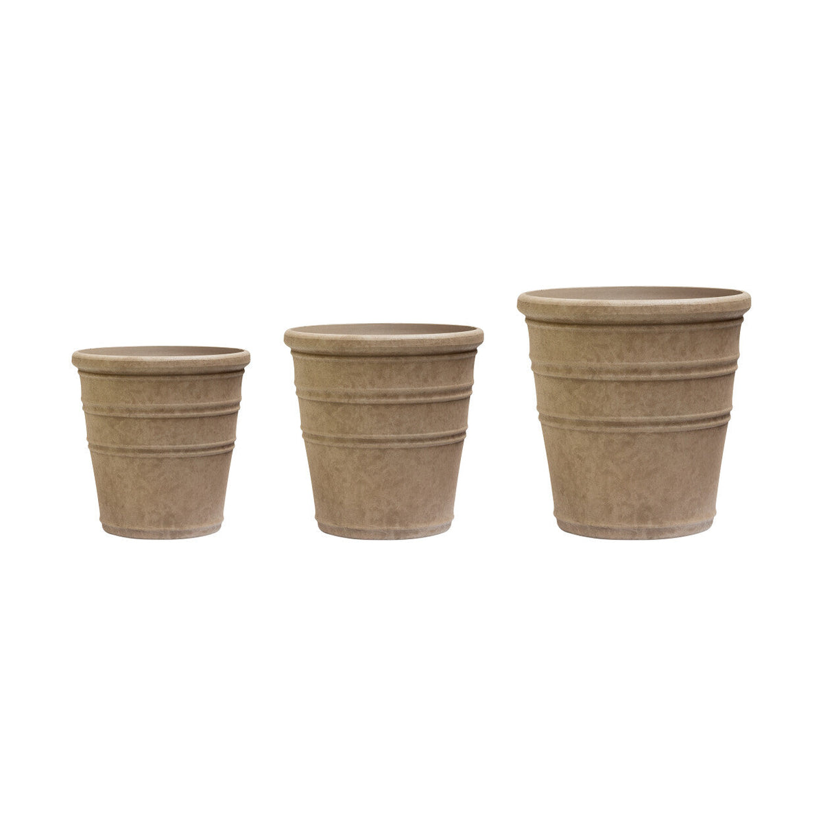 Stor Lucy krukke fra Hortus i gråbeige Vintage Clay med mat overflade