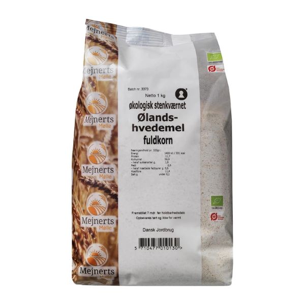 Se Ølandshvedemel Fuldkorn Øko Mejnerts Mølle 1kg ✔ Kæmpe udvalg i Mejnerts Mølle - Køb online på udsalg og tilbud lige nu ✔ Meget billig fragt og hurtig levering - Varenummer: Barlife-671354 og 5710477010130 på lager - Udsalg på Höstrea Spar stort – op til 59% - Over 2.739 kendte mærker på stort udsalg