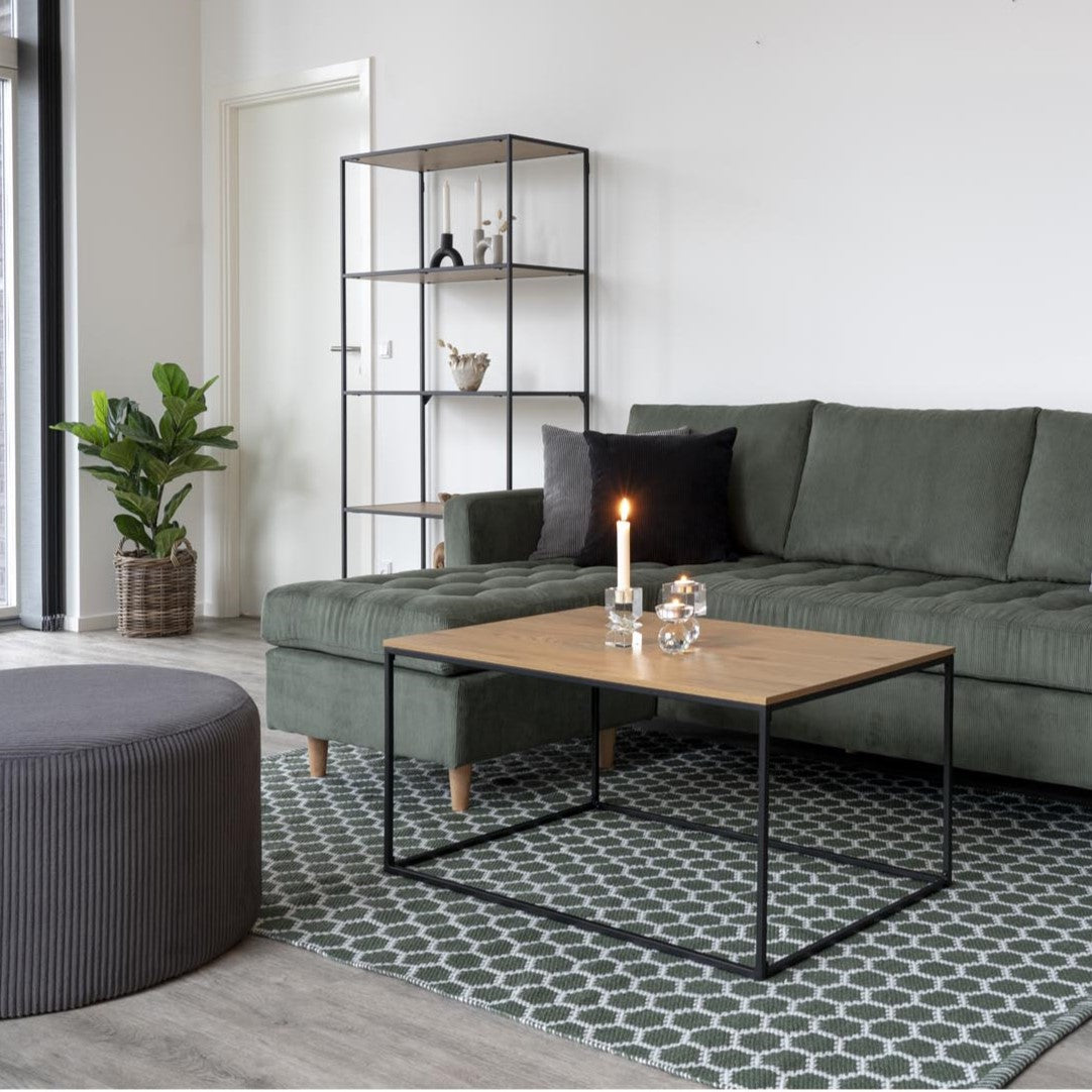 Se Zeta - Sofabord i sort metal og egelook plade ❤ Kæmpe udvalg i 3-nordic - Køb online på udsalg og tilbud lige nu ❤ Lav fragtpris og hurtig levering - Varenummer: 3-nordic-4716 og barcode / Ean: 5713917008841 på lager - Udsalg på Dagligstue - Sofaborde - Moderne designs - unikt, nytænkende og individuelt Spar stort – op til 71% - Over 2.739 kendte mærker online