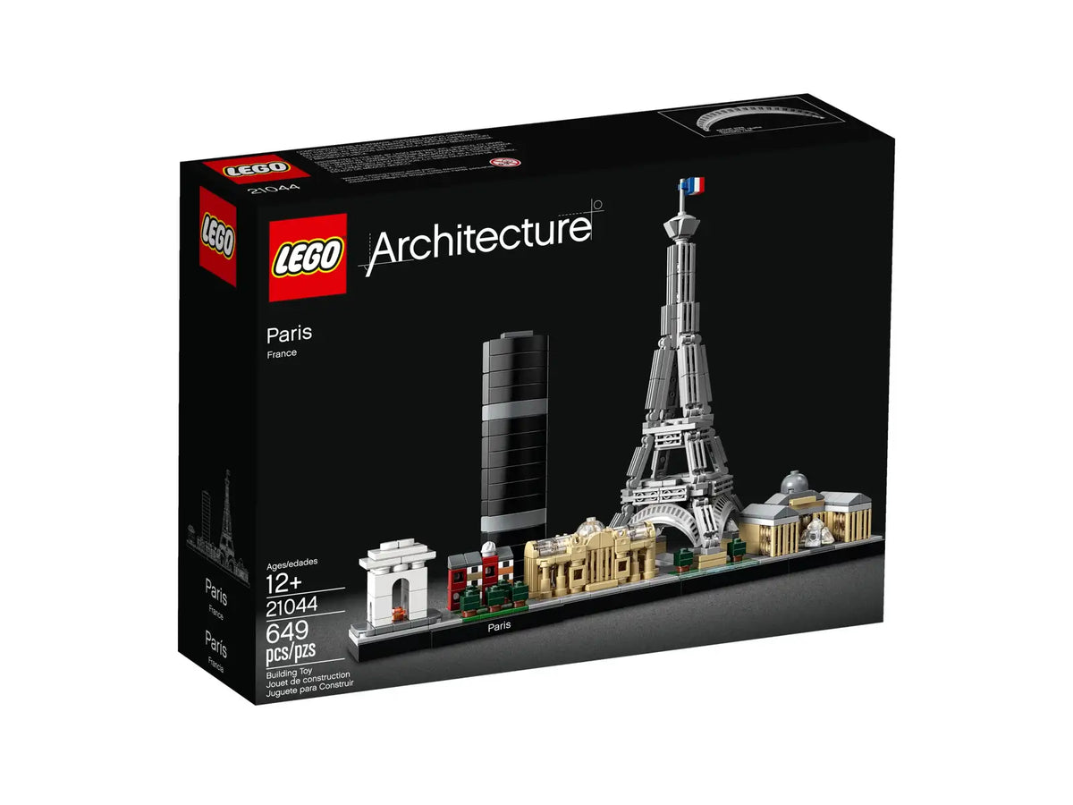 LEGO Architecture 21044 Paris, skyline-model med Eiffeltårnet, Triumfbuen, Louvre og Grand Palais