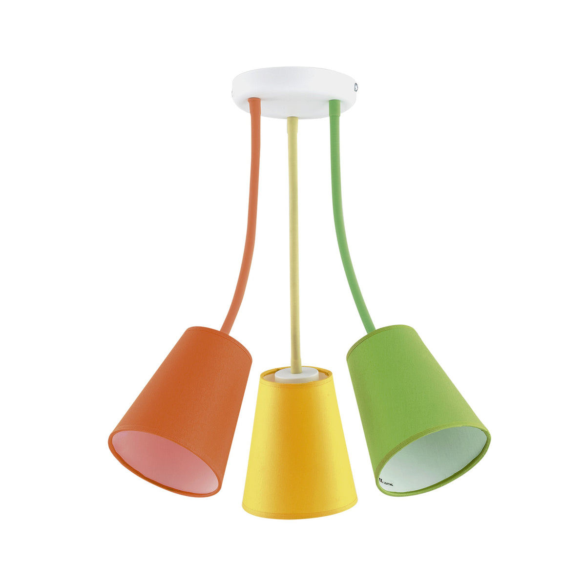 Se TK Trådfarve loftlampe, m. 3 skærme - multifarvet stof og hvid metal ❤ Kæmpe udvalg i TK - Køb online på udsalg og tilbud lige nu ❤ Meget billig fragt og hurtig levering: 1 - 2 hverdage - Varenummer: Boboonline-104124 og barcode / Ean: 5901780521066 på lager - Udsalg på Interiør,Belysning,Lamper,Loftlamper,
Lamper - nyheder,
Interiør,
Belysning,
Lamper, Spar op til 51% - Over 785 kendte brands på udsalg