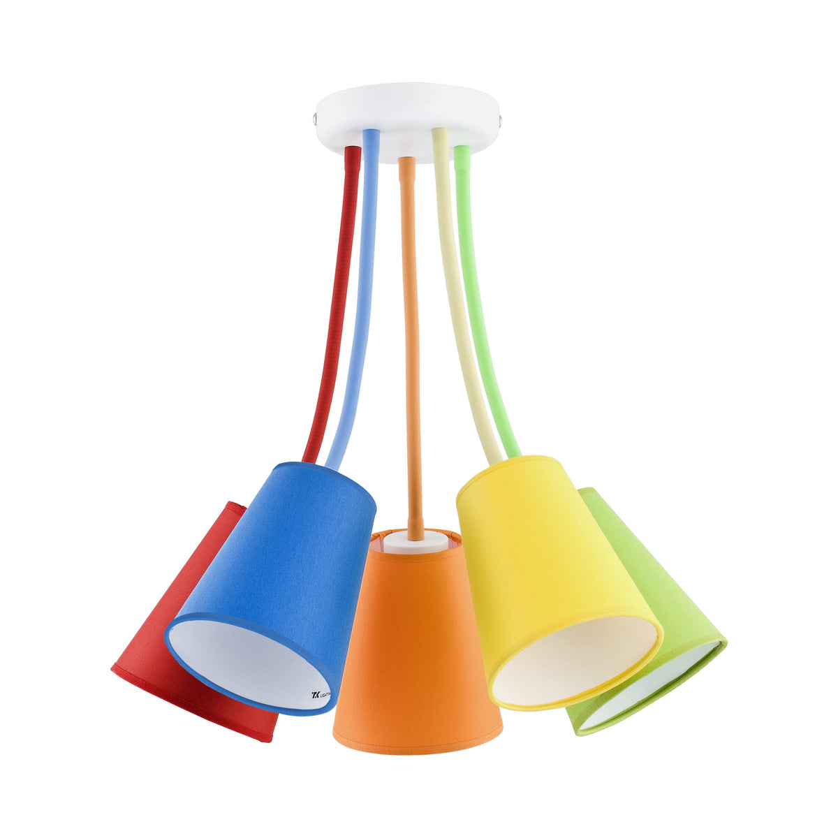 Se TK Trådfarve loftlampe, m. 5 skærme - multifarvet stof og hvid metal ❤ Kæmpe udvalg i TK - Køb online på udsalg og tilbud lige nu ❤ Meget billig fragt og hurtig levering: 1 - 2 hverdage - Varenummer: Boboonline-104125 og barcode / Ean: 5901780521073 på lager - Udsalg på Interiør,Belysning,Lamper,Loftlamper,
Lamper - nyheder,
Interiør,
Belysning,
Lamper, Spar op til 51% - Over 785 kendte brands på udsalg