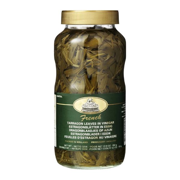Estragonblade i eddike, 650 g, fra Davys