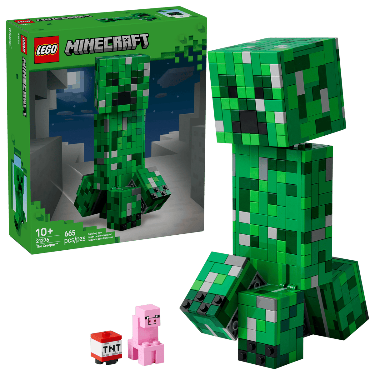 LEGO Minecraft Creeperen (21276) stor bevægelig actionfigur
