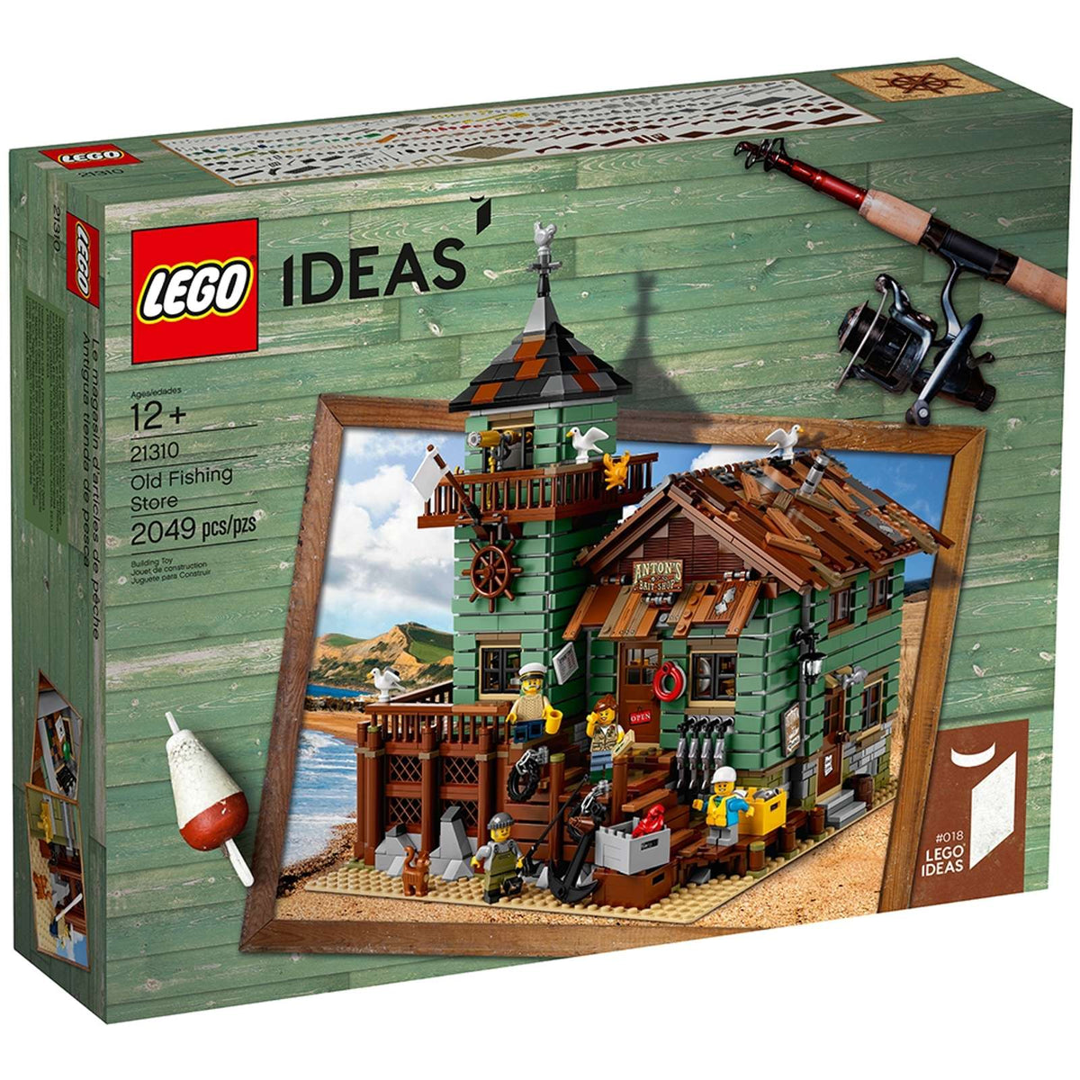 LEGO Ideas Den gamle fiskebutik 21310 med udkigstårn og aftagelige tage