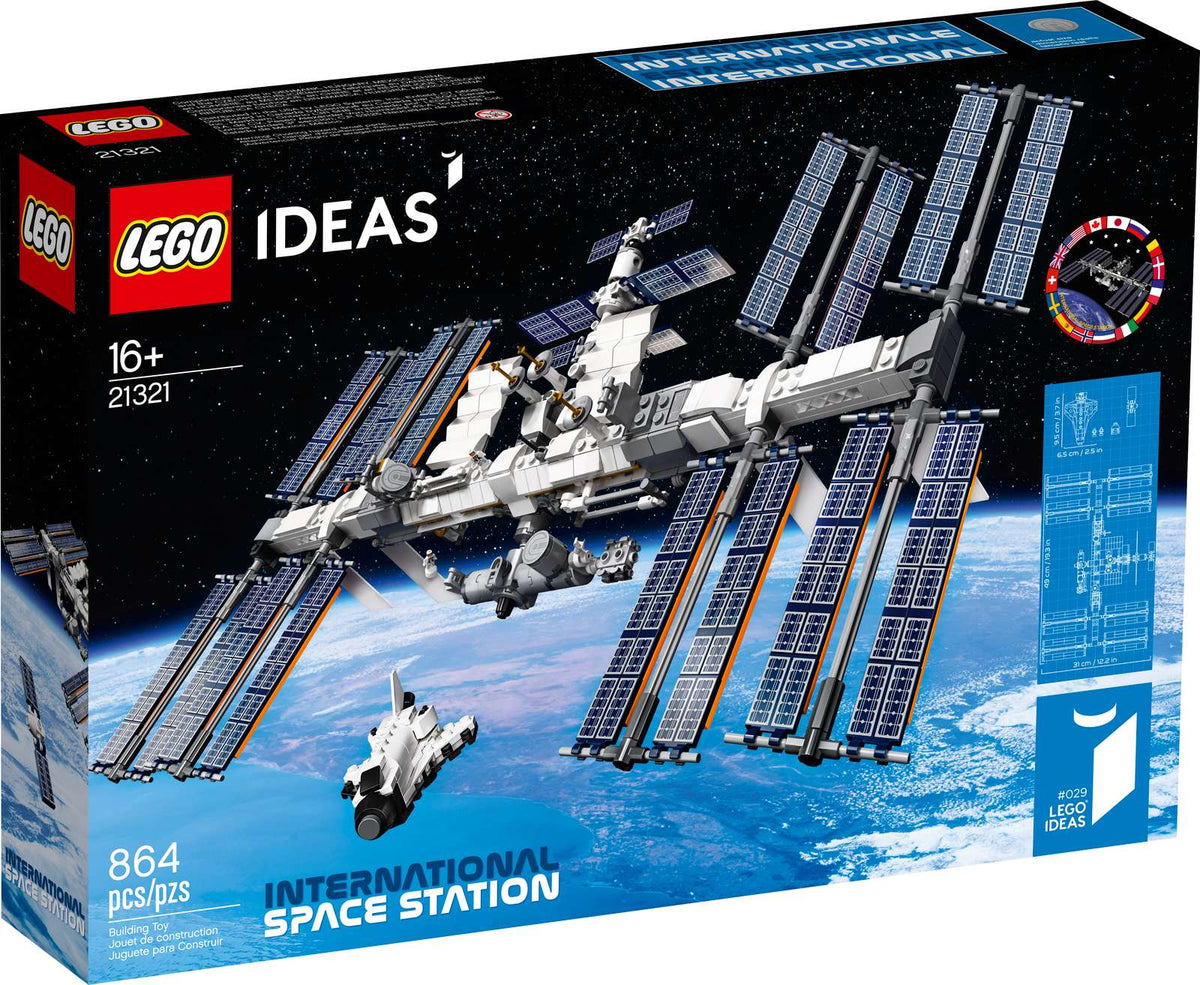LEGO Ideas Den internationale rumstation 21321, model af ISS med solpaneler