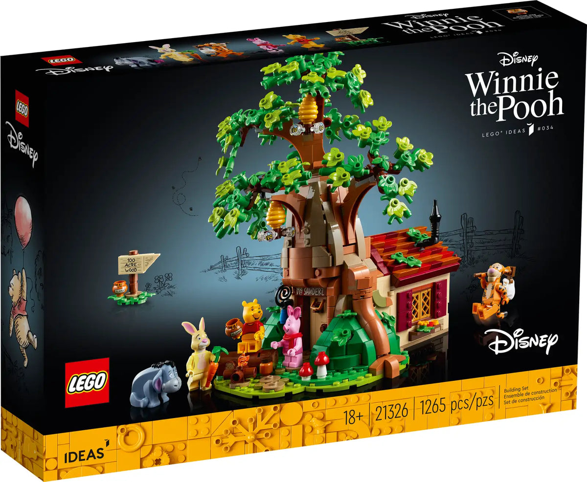 LEGO Ideas Peter Plys 21326 Plysbjørns hus under et stort egetræ
