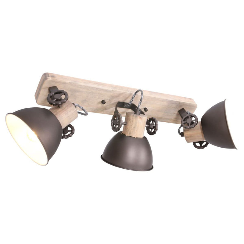 Se Bates spotlampe med tre skærme i fem finish til billige priser! Udsalg på 3-nordic.com - Køb nu og få hurtig levering!