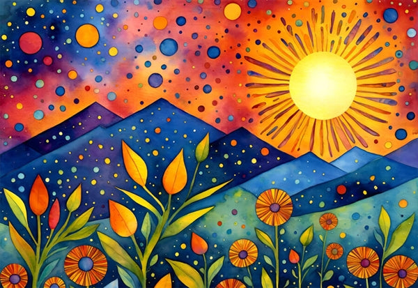 Enjoy puslespil Sunset Rain, 1000 brikker