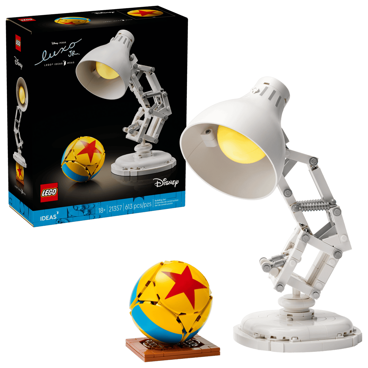 LEGO Ideas Disney Pixar Luxo Jr. (21357) bygge- og udstillingsmodel til voksne
