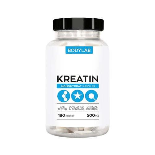 Bodylab kreatin kapsler, pakke med 180 stk
