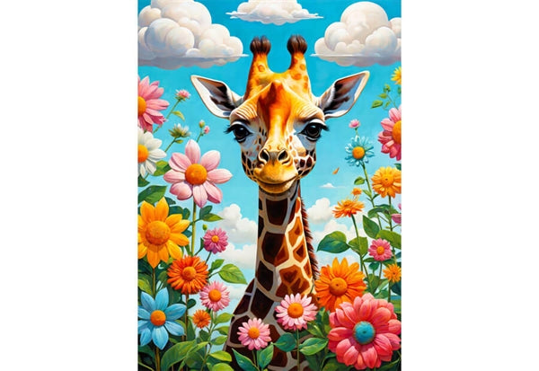 Enjoy-puslespil Cute Giraffe med 1000 brikker
