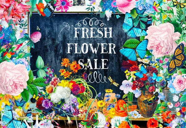 Enjoy puslespil Flower Sale med 1000 brikker