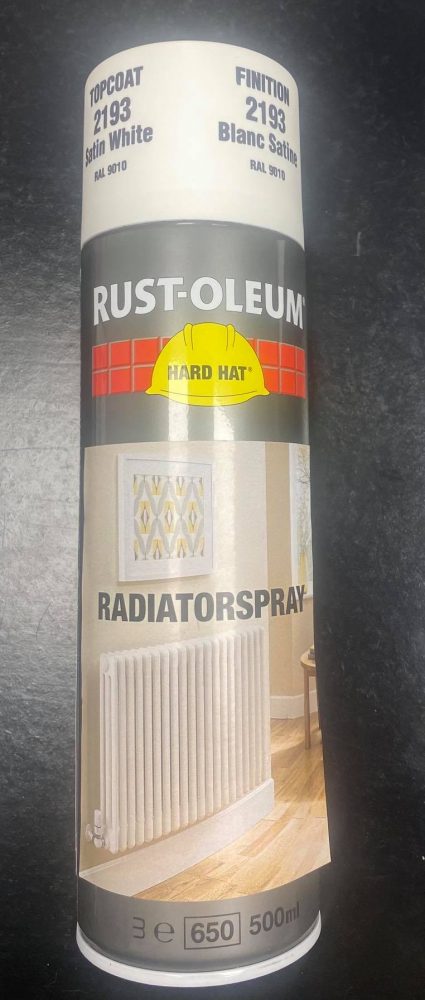 Rust-Oleum Hard Hat 2193 radiatorspraymaling i 500 ml spraydåse