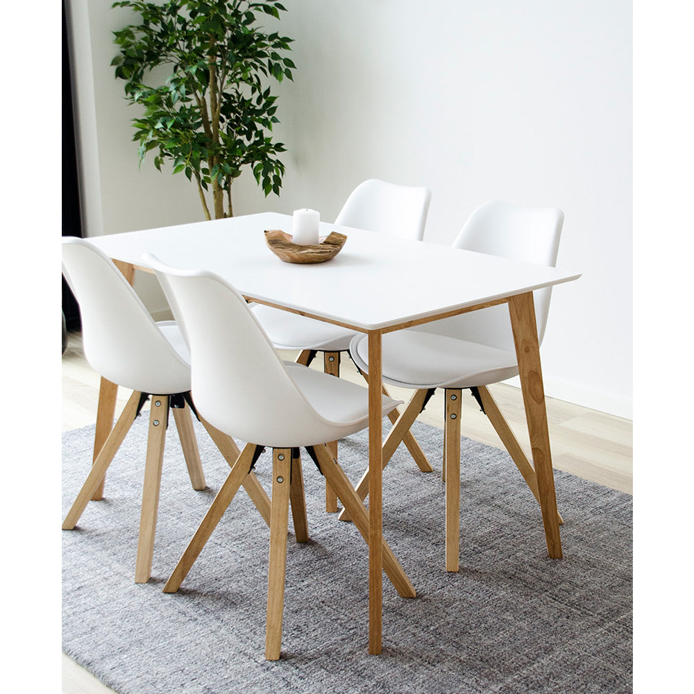 Se Vojens Spisebord - I hvid og natur 120x70xh75 cm ❤ Kæmpe udvalg i House Nordic - Køb online på udsalg og tilbud lige nu ❤ Billig fragt og hurtig levering - Varenummer: Bolig&Haven-41240585306263 og barcode / Ean: 5713917009619 på lager - Udsalg på Spar helt op til 73% - Over 739 kendte brands på udsalg