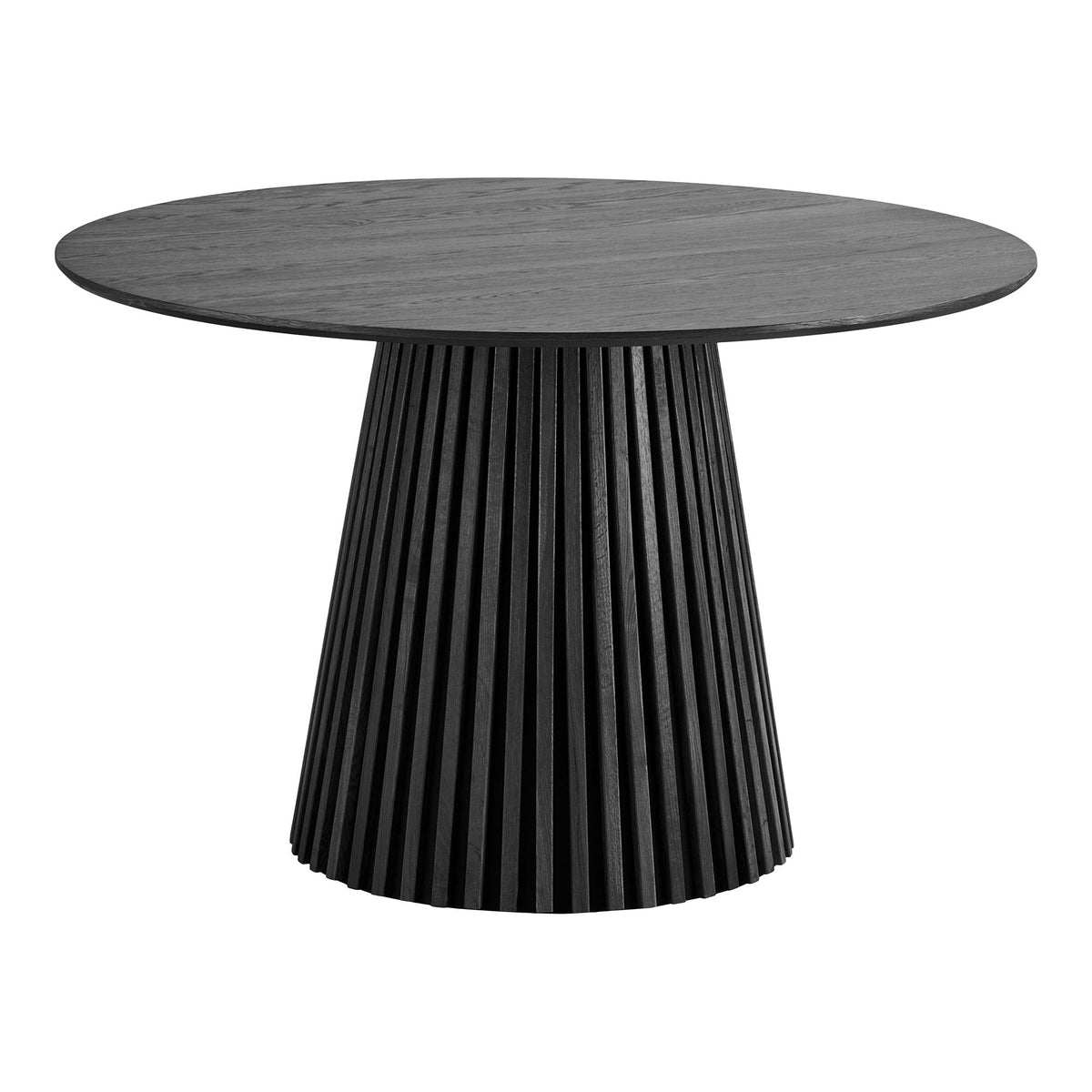 Rundt sort Osaka spisebord i egefiner fra House Nordic, Ø120 cm