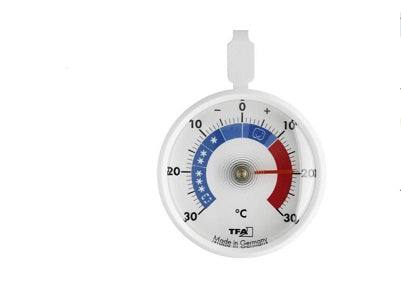 Køleskabs Termometer Flad Rund Ø 7 cm.