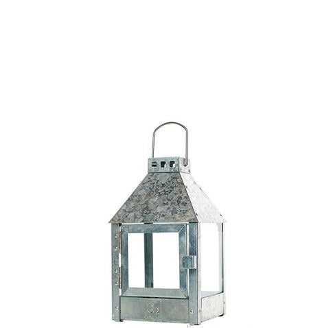 A2 Living Lanterne H. 27.5 cm.  Mini Quadro Galvaniseret