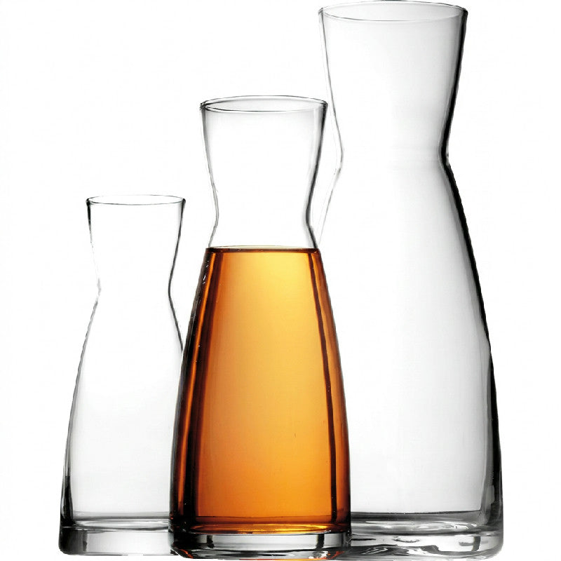 Ypsilon karaffel på 0,5 liter i klart glas fra Bormioli
