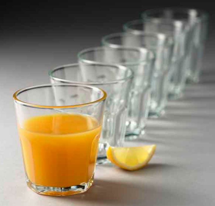 Aida Granit - klar glas 28 cl 6 stk