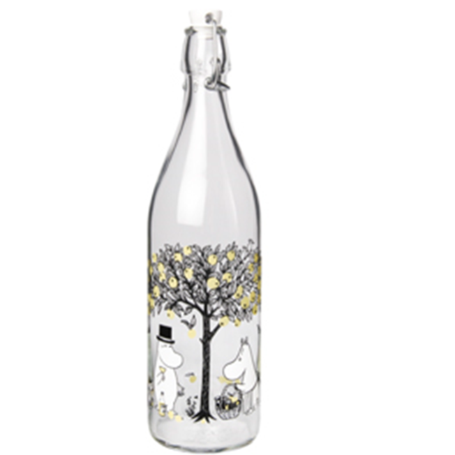 Moomin Glas Flaske Apples Moom   1 L