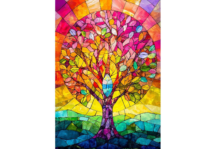 Enjoy puslespil Crystallized Tree med 1000 brikker