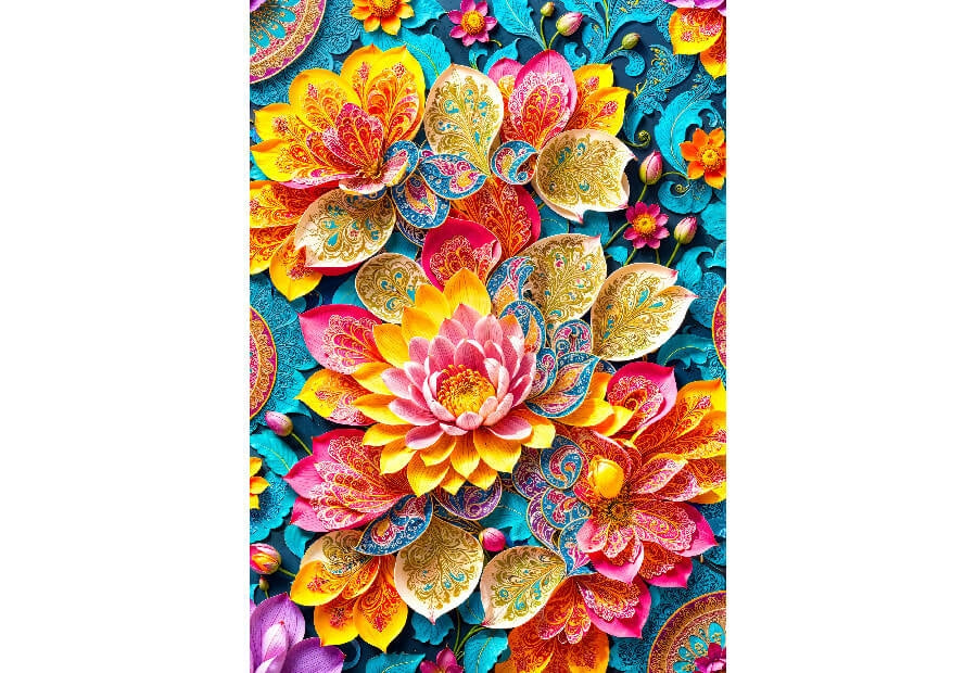 Enjoy puslespil Elegant Waterlilies med 1000 brikker