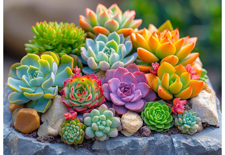 Enjoy puslespil Succulents med 1000 brikker