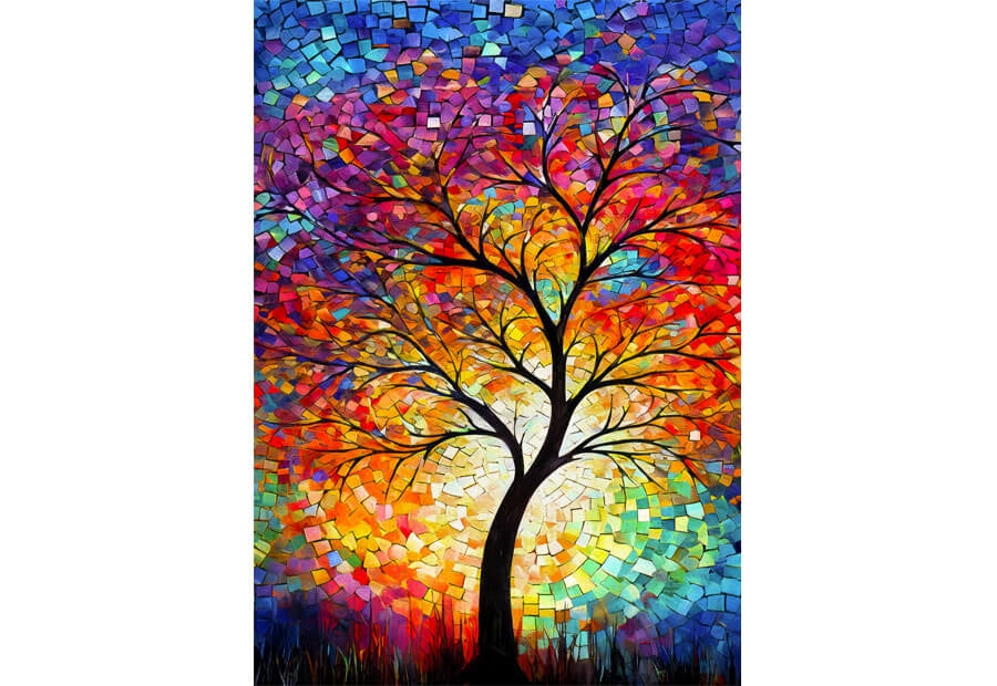 Puslespil Autumn Tree of Life fra Enjoy med 1000 brikker