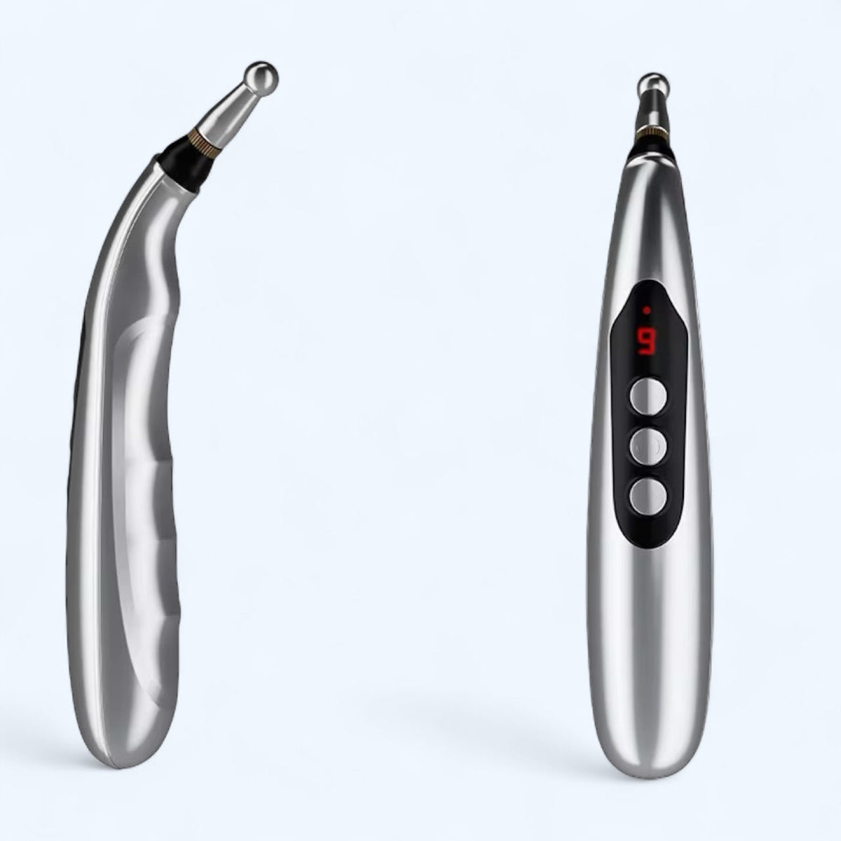 Genopladelig SkySkin EMS massagepen i lommeformat