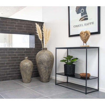 Se Vita Konsolbord - Sort ramme og to sorte hylder 80x80x36 cm ❤ Kæmpe udvalg i House Nordic ❤ Hurtig levering: 1 - 2 Hverdage samt billig fragt - Varenummer: BGH-42408792850684 og barcode / Ean: '5713917003068 på lager - Udsalg på Best selling products Spar op til 54% - Over 1312 kendte brands på udsalg