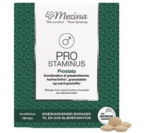 Se Mezina Pro Staminus 180 tabletter ✔ Kæmpe udvalg i Mezina - Køb online på udsalg og tilbud lige nu ✔ Super billig fragt og lynhurtig levering - Varenummer: Helsegrossisten-7068 og 5709731031219 på lager - Udsalg på Personlig pleje > Herre > Spar stort – op til 59% - Over 2.739 mærker med daglige tilbud
