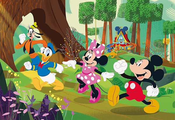 Clementoni puslespil Mickey and Friends med 104 brikker