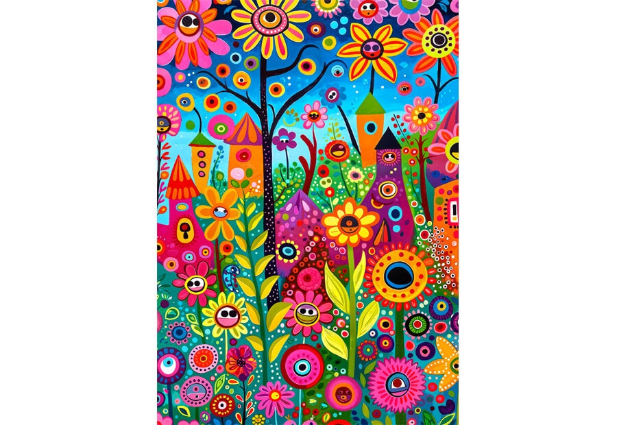 Puslespil Playful Garden fra Enjoy med 1000 brikker