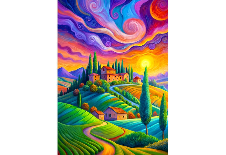 Puslespil Tuscan Light fra Enjoy med 1000 brikker
