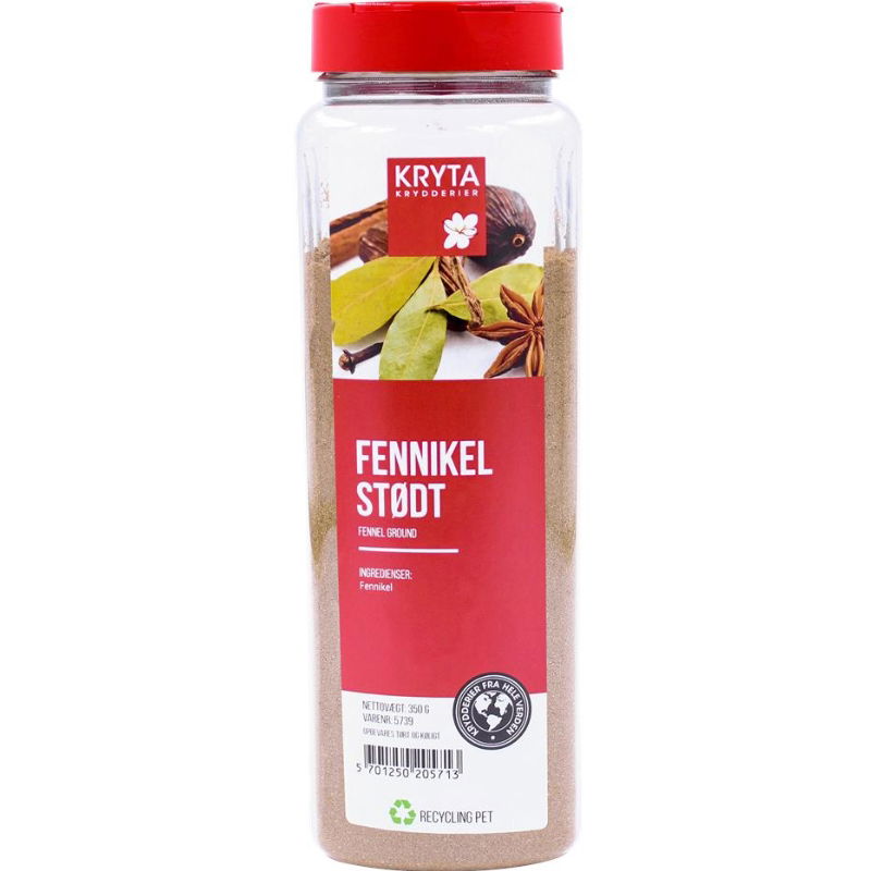Se Stødt Fennikel 350 g ✔ Kæmpe udvalg i Kryta - Køb online på udsalg og tilbud lige nu ✔ Hurtig levering til lave fragtpriser - Varenummer: Barlife-1482811 og 5701250205713 på lager - Udsalg på Höstrea Spar helt op til 79% - Stort udsalg på over 739 mærker