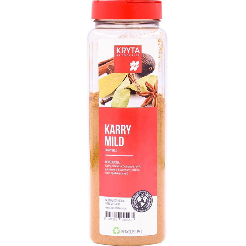 Se Mild Karry 500 g ✔ Kæmpe udvalg i Kryta - Køb online på udsalg og tilbud lige nu ✔ Lav fragtpris og hurtig levering - Varenummer: Barlife-1482812 og 5701250205515 på lager - Udsalg på Höstrea Spar stort – op til 53% - Over 2.739 mærker med kæmpe udsalg