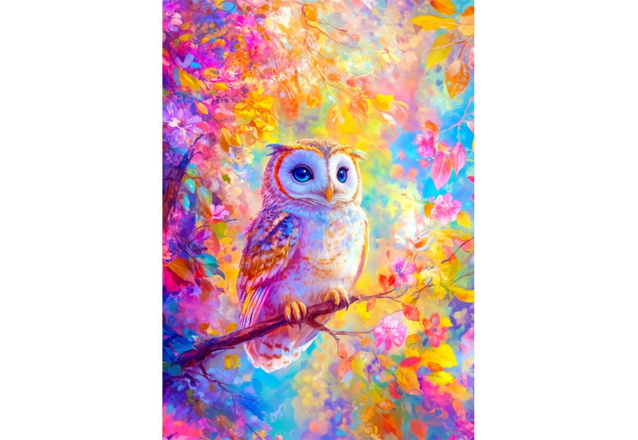 Puslespil Pastel Owl fra Enjoy med 1000 brikker