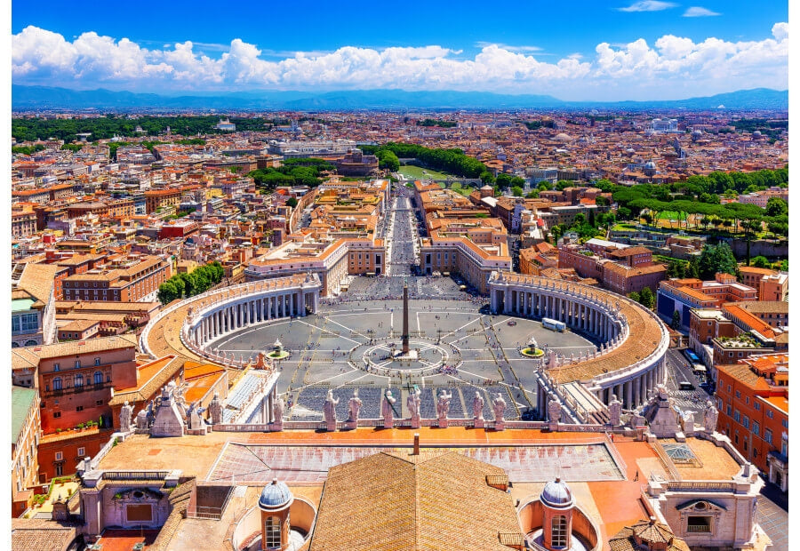 Enjoy puslespil Vatican City med 1000 brikker