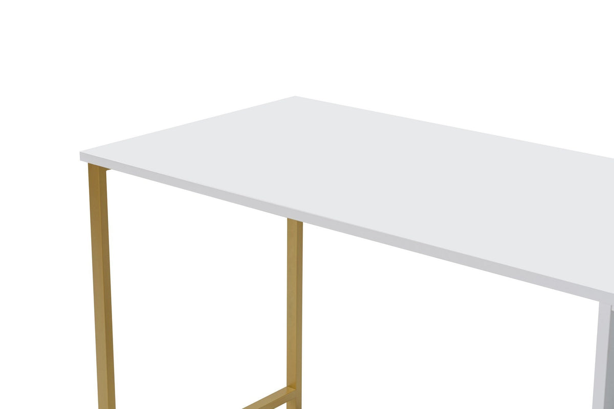 Se NORDVÄRK Twin dobbelt skrivebord, m. 2 rum - hvid melamin og guld metal (240x60) ❤ Kæmpe udvalg i NORDVÄRK - Køb online på udsalg og tilbud lige nu ❤ Meget billig fragt og hurtig levering: 1 - 2 hverdage - Varenummer: Boboonline-113175 og barcode / Ean: 8684282978572 på lager - Udsalg på Møbler,Borde,Kontorborde,Skriveborde,
Møbler,
Borde,
Kontorborde,
Billige skriveborde, Spar op til 51% - Over 785 kendte brands på udsalg